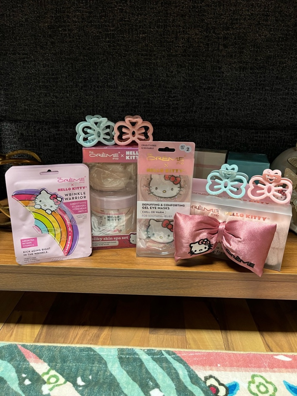 Hello Kitty Pink & Mint Kids Spa Accessory Set